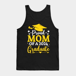 Mom Senior 2024 Proud Mom Of A Class Of 2024 Graduate Mother Tank Top